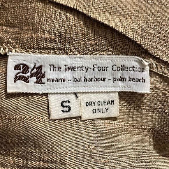 24 The Twenty-Four Collection Vintage 100%Silk Size Small - Picture 8 of 10